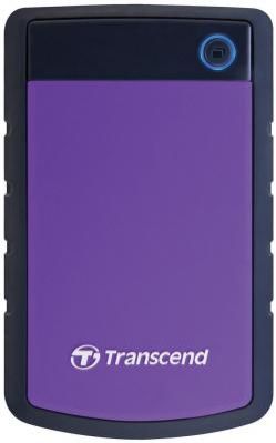 Внешний жесткий диск Transcend 1Tb TS1TSJ25H3P 2.5" USB 3.0 черный/фиолетовый