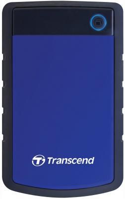 Внешний жесткий диск 2.5" USB3.0 1 Tb Transcend StoreJet 25H TS1TSJ25H3B черно-синий