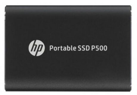 Портативный твердотельный накопитель HP P500, USB 3.1 gen.2 / USB Type-C / USB Type-A, OTG, 250 Гб, R350/W210, Черный