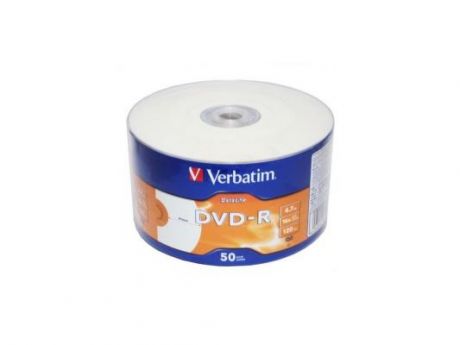 Диск DVD-R 4.7Gb Verbatim 16x Shrink/50 DataLife Ink Print 43793