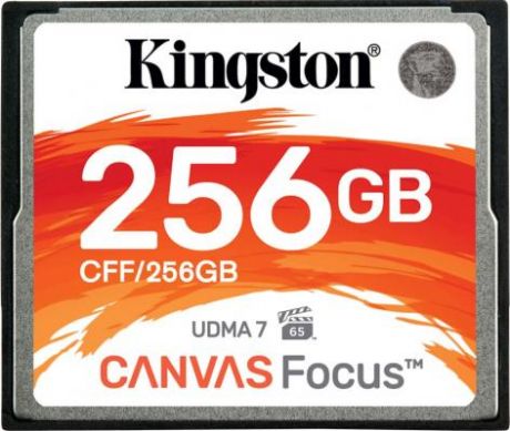Карта памяти Compact Flash Kingston Canvas Focus, 256 Гб