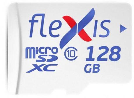 Flexis microSDXC 128GB class10 U1 R/W 92/50 MB/s w/o adapter, made in Russia
