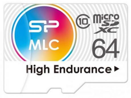Флеш карта microSD 64GB Silicon Power High Endurance microSDXC Class 10 UHS-I U3 (SD адаптер), MLC