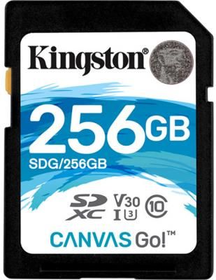 Карта памяти SDXC 256Gb Class10 Kingston UHS-I U3 Canvas Go! (SDG/256GB)