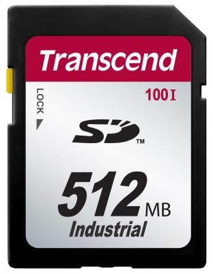 Промышленная карта памяти SD Transcend 100I, 512 Мб SLC, темп. режим от -40? до +85?