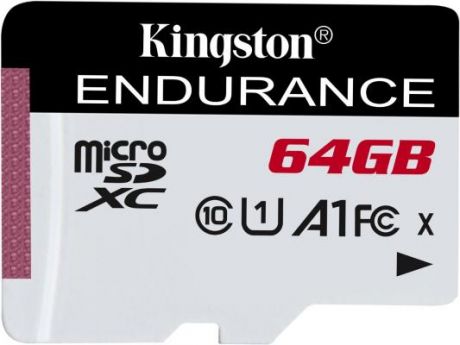 Флеш карта microSD 64GB Kingston microSDНC Class 10 A1 UHS-I Endurance 95R/30W Card Only