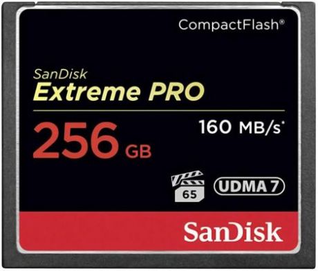 Флеш карта CF 256Gb Sandisk SDCFXPS-256G-X46 160MB/s, VPG 65, UDMA 7