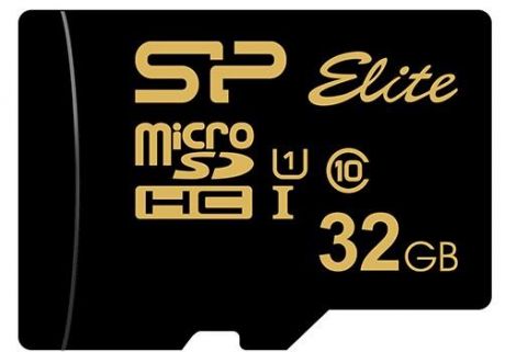Флеш карта microSD 32GB Silicon Power Elite Gold microSDHC Class 10 UHS-I U1 85Mb/s