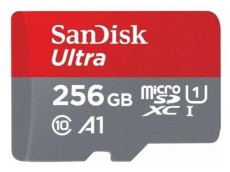 Флеш карта microSDXC 256Gb Class10 Sandisk SDSQUA4-256G-GN6MA Ultra + adapter