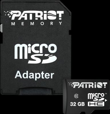 Флеш карта microSDHC 32GB Class10 Patriot (PSF32GMCSDHC10) LX MICRO SDHC with adaptor