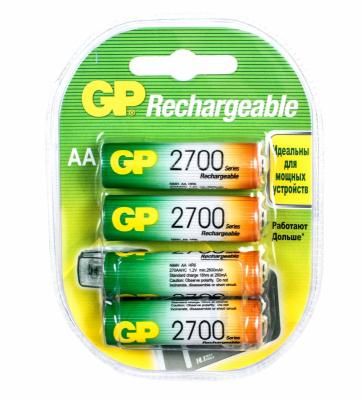 Аккумулятор GP 270AAHC-2CR4 2700 mAh AA 4 шт