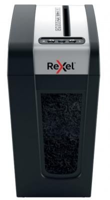 Шредер Rexel SECURE MC4-SL EU черный (секр.P-5)/фрагменты/4лист./14лтр./скрепки/скобы