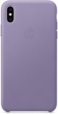 Накладка Apple Leather Case для iPhone XS Max лиловый MVH02ZM/A