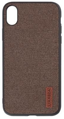Накладка Lyambda Regul для iPhone XR коричневый LA06-RG-XR-BR