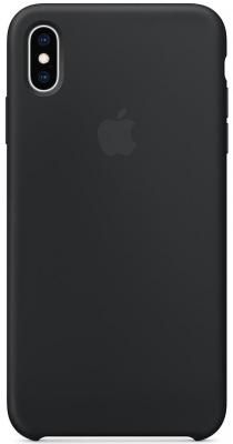 Накладка Apple Silicone Case для iPhone XS Max чёрный MRWE2ZM/A