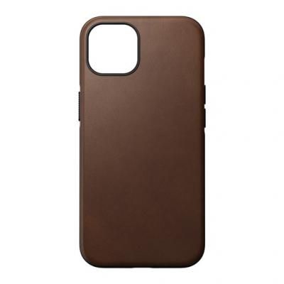 Накладка Nomad Modern Leather Case для iPhone 13 Pro коричневый NM01056485