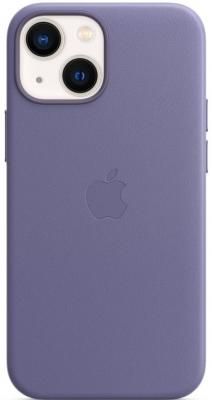 Накладка Apple Leather Case with MagSafe для iPhone 13 mini сиреневая глициния MM0H3ZE/A