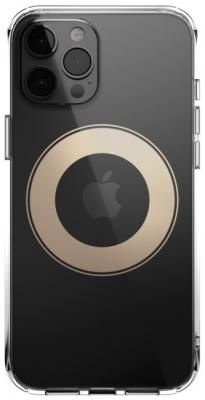 Накладка SwitchEasy "MagCrush" для iPhone 12 Pro Max прозрачный золотой GS-103-123-236-27