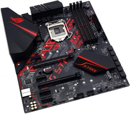 Материнская плата ASUS ROG STRIX B360-H GAMING Socket 1151 v2 4xDDR4 2xPCI-E 16x 4xPCI-E 1x 6 ATX Retail