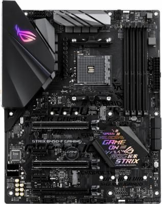 Материнская плата ASUS ROG STRIX B450-F GAMING Socket AM4 AMD B450 4xDDR4 3xPCI-E 16x 3xPCI-E 1x 4 ATX Retail (90MB0YS0-M0EAY0)