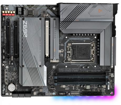 Материнская плата GigaByte Z690 GAMING X DDR4 Socket 1700 Z690 4xDDR4 7.1 3xPCI-E 16x 6xSATA III ATX Retail