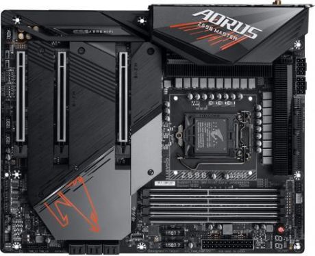 Материнская плата GigaByte Z590 AORUS MASTER Socket 1200 Z590 4xDDR4 3xPCI-E 16x 6 ATX Retail