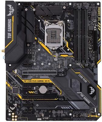 Мат. плата ASUS TUF Z390-PLUS GAMING (WI-FI) <S1151v2, iZ390, 4*DDR4, 2xPCI-E x16, 4xPCI-E x1, SATA3, Vlan, HDMI, DVI-D, PS/2, 4xUSB3.1, ATX, Retail