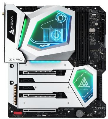 Материнская плата ASRock Z490 AQUA Socket 1200 Z490 4xDDR4 1xPCI-E 16x 2xPCI-E 1x 8xSATA III EATX Retail