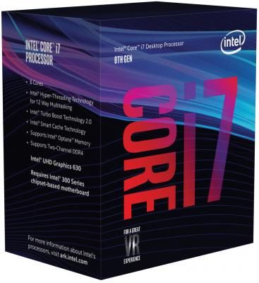 Процессор Intel Core i7-8700K 3.7GHz 12Mb Socket 1151 v2 BOX без кулера