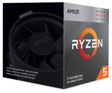 Процессор AMD Ryzen 5 3400G AM4 (YD3400C5FHBOX) (3.7GHz/Radeon RX Vega 11) Box