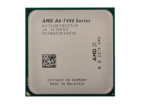 Процессор AMD A6 X2 7400K 3.5GHz 1Mb AD740KYBI23JA Socket FM2 OEM
