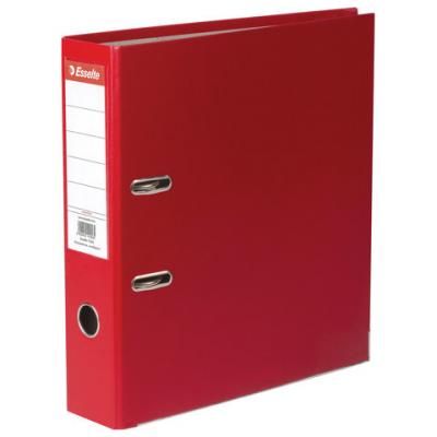 Папка-регистратор ESSELTE "Economy", с покрытием из полипропилена, 75 мм, красная, 11253P