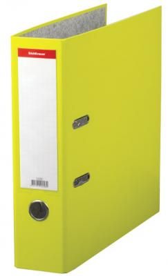 Папка–регистратор ERICH KRAUSE "Neon", ламинированная, 70 мм, желтая, 45398