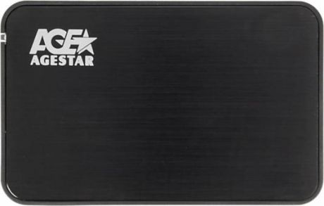 Внешний контейнер для HDD 2.5" SATA AgeStar 3UB2A8 USB3.0 черный