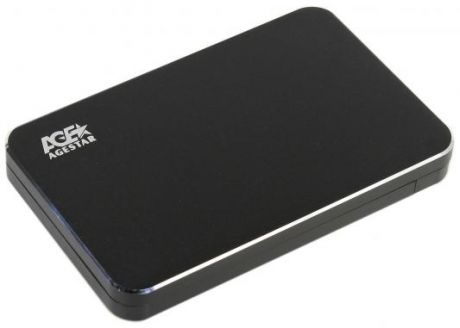 Внешний контейнер для HDD 2.5" SATA AgeStar 3UB2A18 USB3.0 алюминий черный
