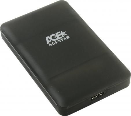 Внешний контейнер для HDD 2.5" SATA AgeStar 31UBCP3C USB-С пластик черный