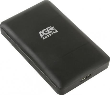 Внешний контейнер для HDD 2.5" SATA AgeStar 3UBCP3 USB3.1 черный