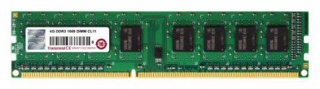 Оперативная память 4Gb (1x4Gb) PC3-12800 1600MHz DDR3 DIMM CL11 Transcend TS512MLK64V6N