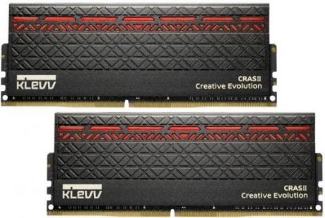 Оперативная память 16Gb (2x8Gb) PC4-21300 2666MHz DDR4 DIMM CL15 KLEVV KM4Z8GX2N-2666-0