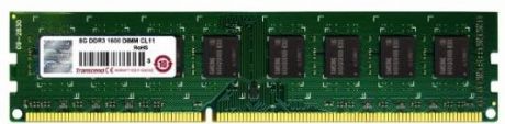 Оперативная память 8Gb (1x8Gb) PC-12800 1600MHz DDR3 DIMM ECC CL11 Transcend TS1GLK72V6H