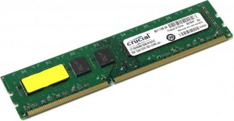 Оперативная память для компьютера 8Gb (1x8Gb) PC3-12800 1600MHz DDR3L DIMM CL11 Crucial CT102464BD160B