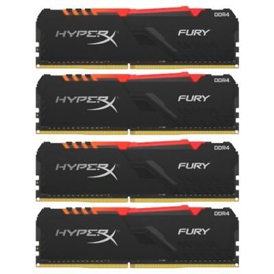 Оперативная память 64Gb (4x16Gb) PC4-21300 2666MHz DDR4 DIMM CL16 Kingston HX426C16FB3AK4/64