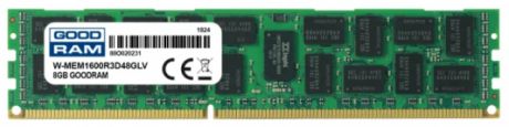Модуль памяти GoodRam Модуль памяти 8GB DDR3 PC3-12800 ECC REG. 512MX4 1.35V