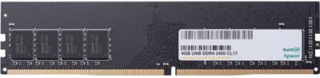 Оперативная память 4Gb (1x4Gb) PC4-19200 2400MHz DDR4 DIMM CL17 Apacer AU04GGB24CEWBGH