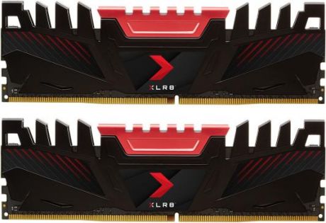 32GB PNY DDR4 3200 DIMM XLR8 Gaming Memory [MD32GK2D4320016XR] Non-ECC, CL16, 1.35V, Heat Shield, XMP 2.0, Kit (2x16GB), RTL {10}