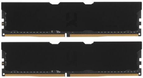 Оперативная память для компьютера 16Gb (2x8Gb) PC4-28800 3600MHz DDR4 DIMM CL18 Goodram IRDM Pro Deep Black (IRPK3600D4V64L18S/16GDC)
