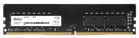Оперативная память для компьютера 16Gb (1x16Gb) PC4-21300 2666MHz DDR4 DIMM CL19 Netac NTBSD4P26SP-16