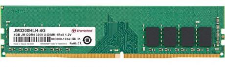 Модуль памяти Transcend 4GB U-DIMM DDR4, 3200МГц, 1Rx8 CL22 1.2V