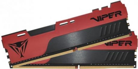 Оперативная память для компьютера 16Gb (2x8Gb) PC4-25600 3200MHz DDR4 DIMM CL18 Patriot Viper 4 Elite ll (PVE2416G320C8K)