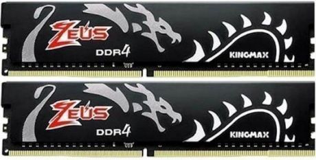 Оперативная память для компьютера 32Gb (2x16Gb) PC4-25600 3200MHz DDR4 DIMM CL16 KingMax Zeus Dragon Gaming (KM-LD4A-3200-32GDHB16)